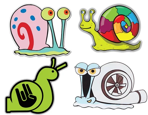 Веселая мультяшная наклейка на лобовое стекло бампер мотоциклетный шлем