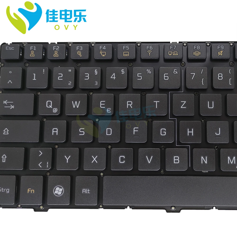 OVY GR Замена клавиатур для LG QLM P510 P530 черная AEQLMG00010 2B 03008Q100 GE Немецкая оригинальная клавиатура для ноутбука PC новая.
