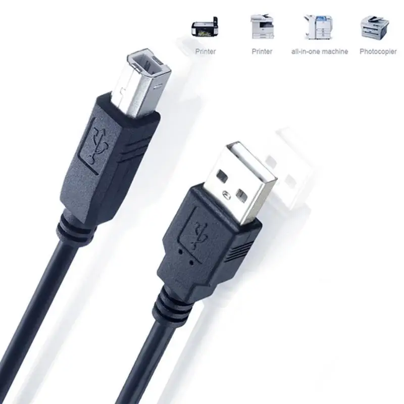 1 шт. USB 2 0 принтер высокоскоростной кабель к B со штыревыми соединителями на обоих