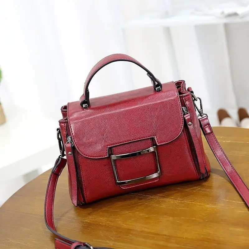

2021 New Style Women Handbag Leather Restoring Ancient Ways Women Bag Shoulder Bag Shoulder Bags Inclined Shoulder Bag