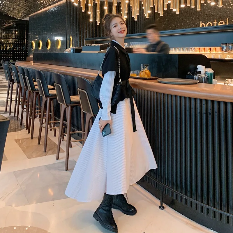 

Temperament Goddess Dress two-piece dress for women