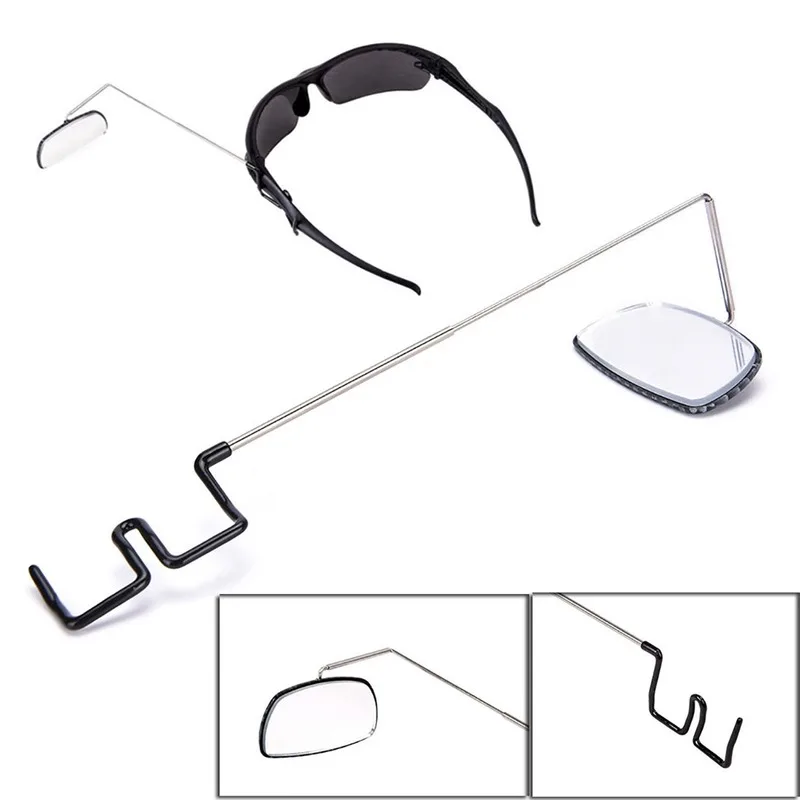 Велосипедный шлем заднего вида регулируемое черное зеркало для езды на