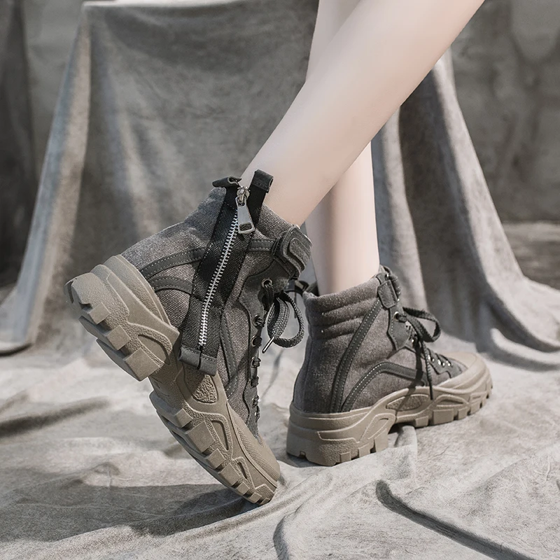 

Winter Boots Female Shoe Fashion High Quality Sneakers Lady Zapatos De Mujer for Women Ankle Booties Woman Warm Shoes U11-82