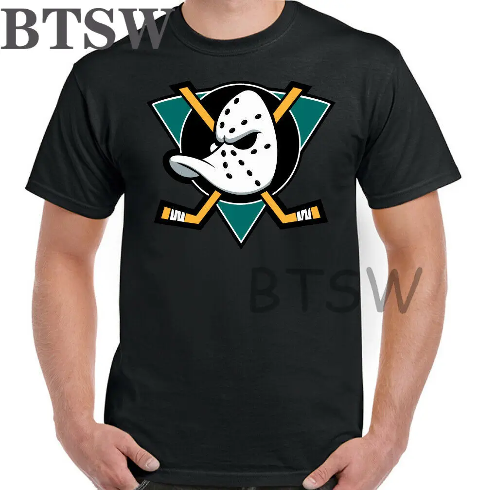 Футболка с изображением могучих уток забавный Топ для хоккея на льду новая