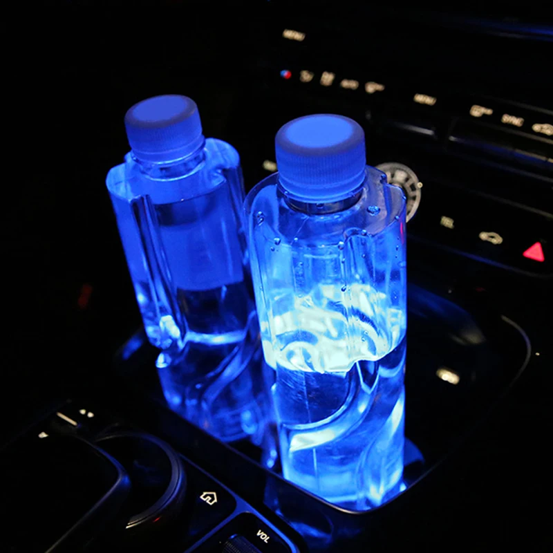 

1pcs Led Lights Car Badge Cup Coaster For Opel Astra H G J B Insigina Vectra C E D B F Corsa C Mokka Combo Ampera-E Karl Vivaro