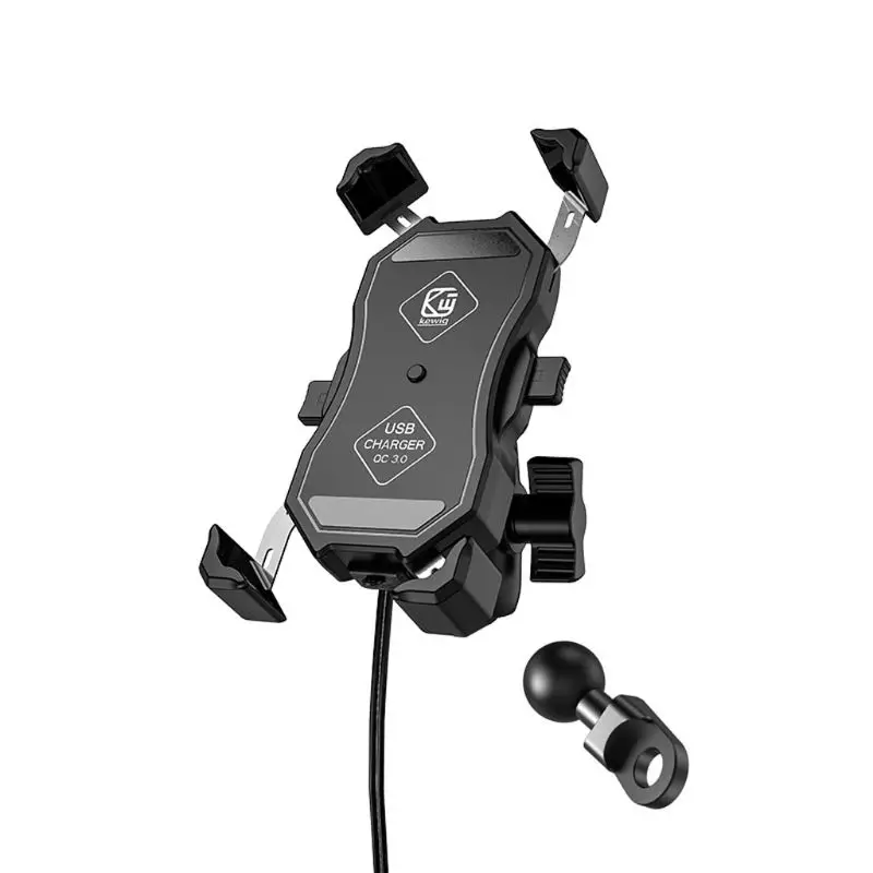 

Подъемная версия, водонепроницаемый держатель 12 В для мотоцикла QC3.0, быстрое зарядное устройство USB, подставка для мобильного телефона, план...