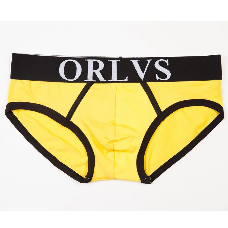 

2pcs/lot OR Cotton Gay Men Underwear Sexy Cuecas Ropa Interior Slip Hombre bikini 3Color Free Shipping M-2XL