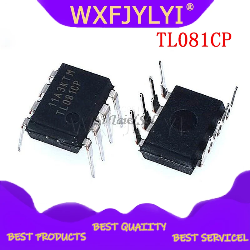 10 шт. TL081CP DIP8 TL081 DIP TL081C DIP-8 новый и оригинальный IC