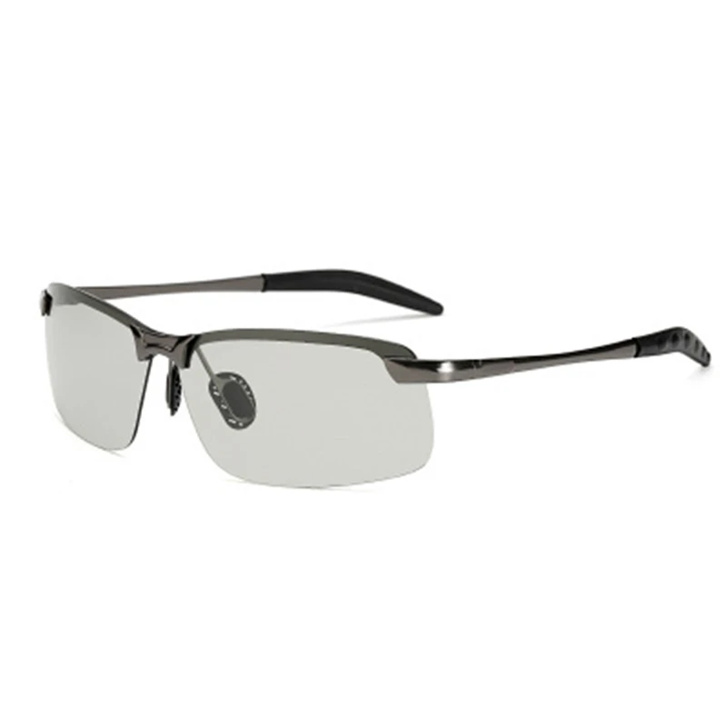 

Day Night Driving Goggles Polarized Sun Glasses Aluminum Alloy Frame Photochromic Sunglasses Retro UV400 Anti-glare Goggles