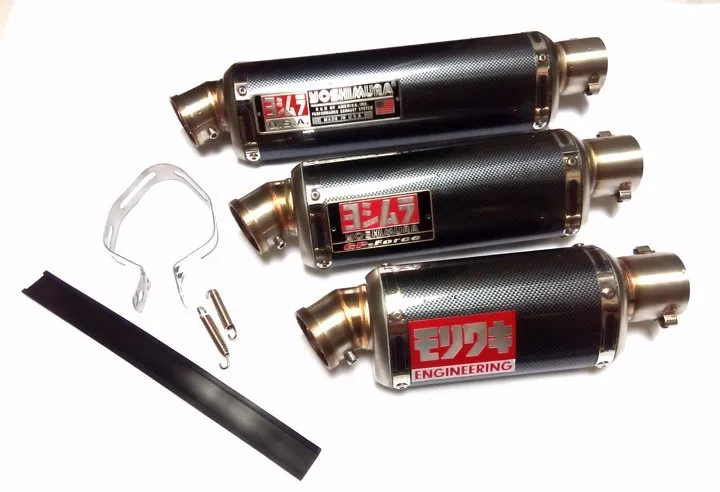 51 мм Универсальный akrapovic Yoshimura Мотоцикл выхлопная труба, глушитель для KTM ATV Z750 Z800 Z1000 NINJA250 CBR CRF230