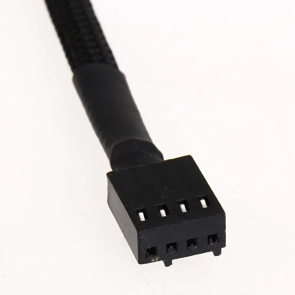 12 дюймов 5 шт. 4 Pin PWM разъем чехол удлинитель вентилятора кабель питания ПК