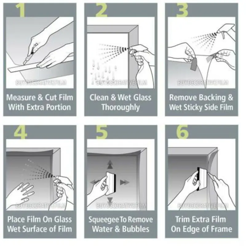 Оконная пленка односторонняя Солнечная Антистатическая липкая антиуф оттенок