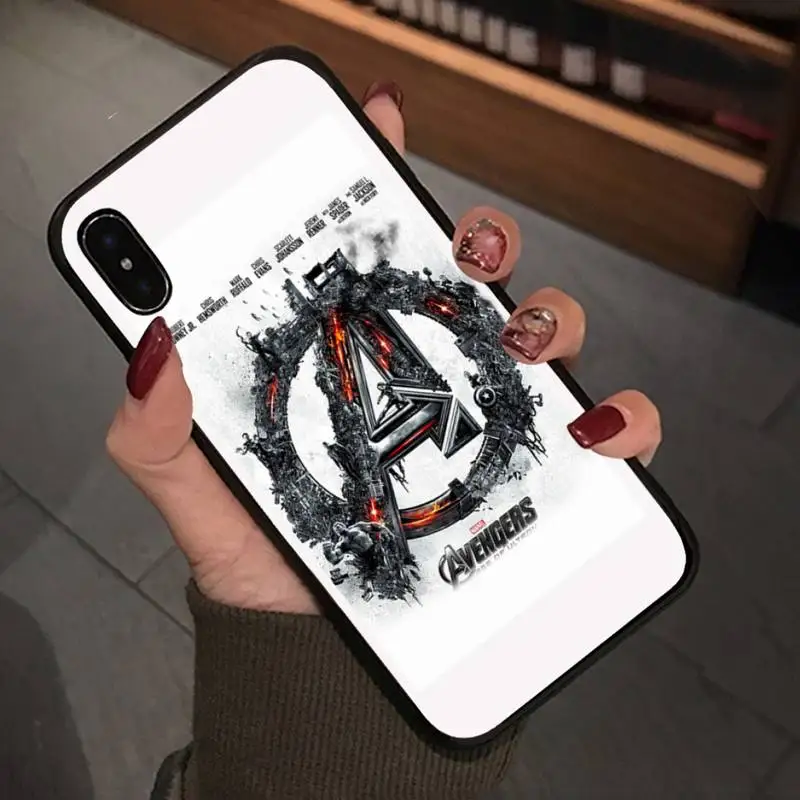 Motirunner Marvel Avengers Luminous Tempered Mobile Case For Xiaomi Redmi Note 4x 4a 5 5a Plus 6 6a Pro S2 Telephone Accessories | Мобильные