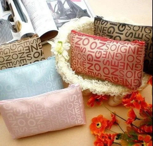 Портативная сумка для макияжа с буквами Корейская женская многофункциональная