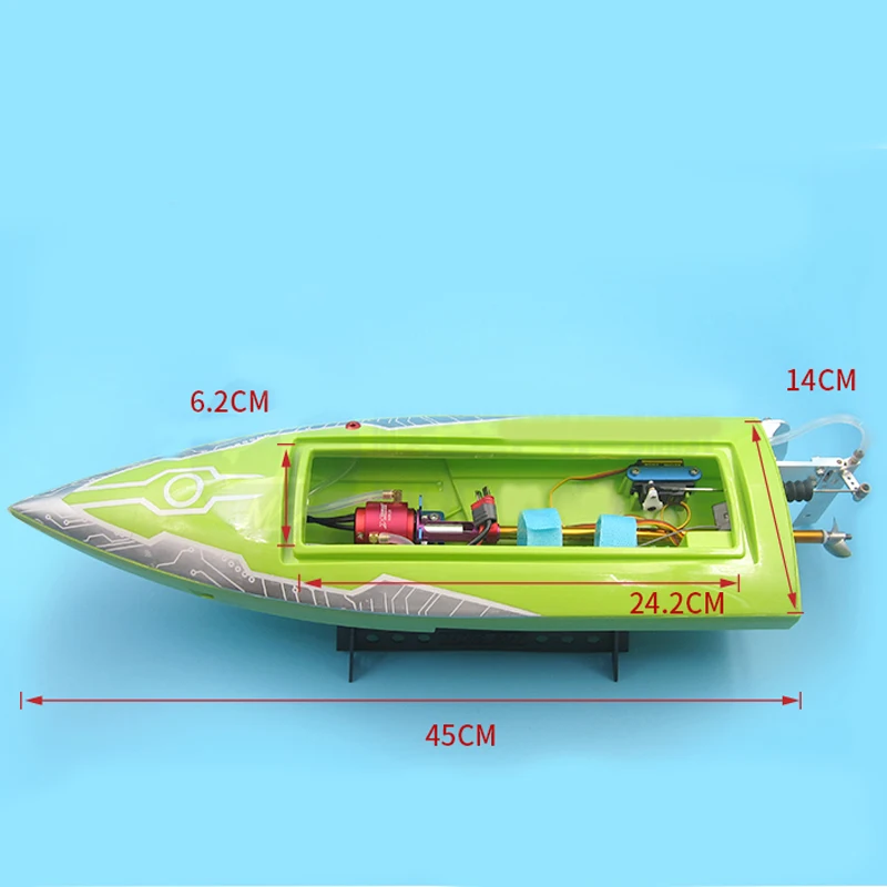 моно корпус лодки с силовым н