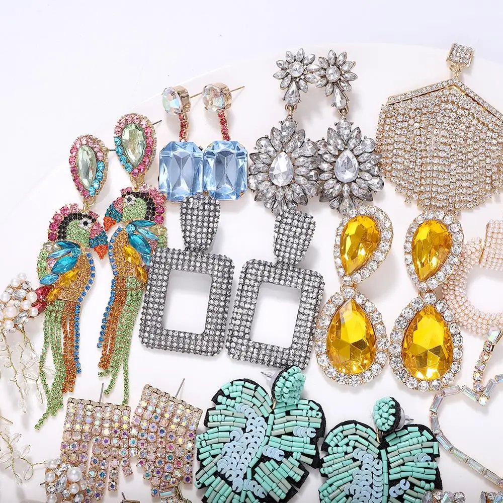 Богемные Эффектные серьги-капли с цветком в виде листьев новые женские модные