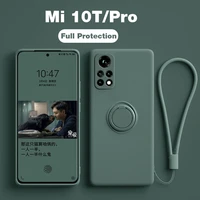for xiaomi mi 10t pro mi10t 11 lite case liquid silicone ring camera protection cover mi 10t pro mi10t mi 10 t mi 11 pro lite 5g
