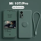 Чехол для Mi 10 t Pro Mi10t Mi 10 T mi 11 Pro Lite ми 10т ми 11 про лайт 5g корпус жидкий силиконовый защитный чехол с кольцом для камеры Xiaomi Mi 10 t Pro Mi10t 11 Lite ксиоми ми 10т про ми 11 лайт 5g чехлы