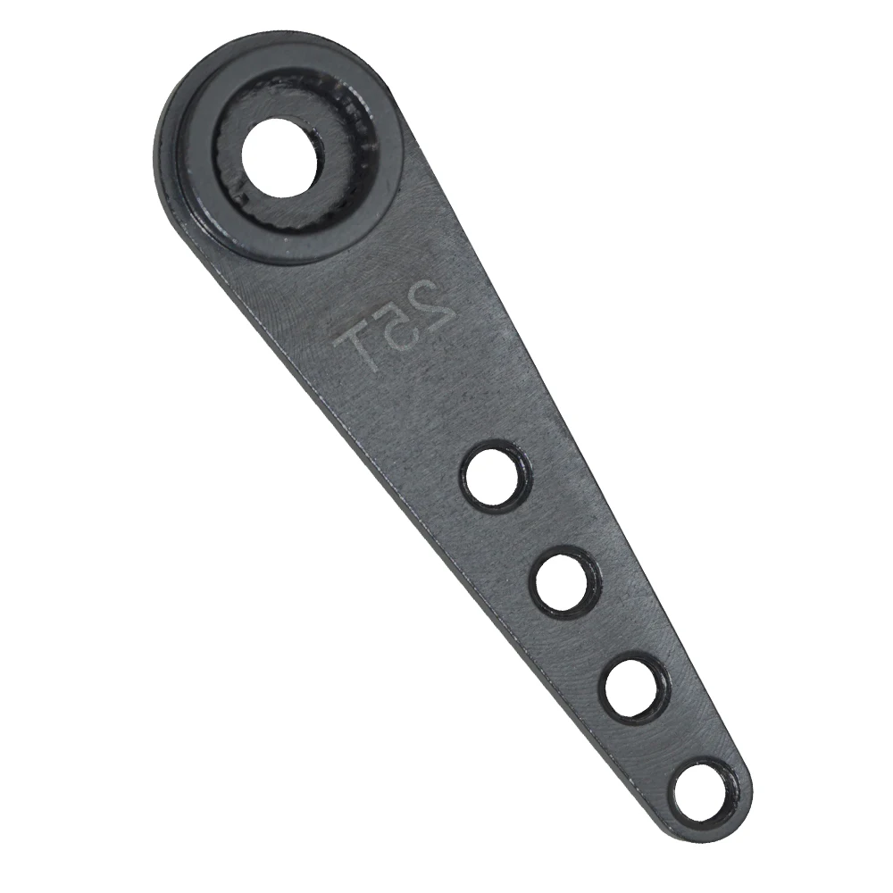 Titanium 25 Т рулевой сервопривод Рог 4 отверстия для RC лодки WPL Futaba Redcat TRX4 осевой SCX01 HSP HPI сервер коромысла Запасные Части RC - Цвет: Titanium