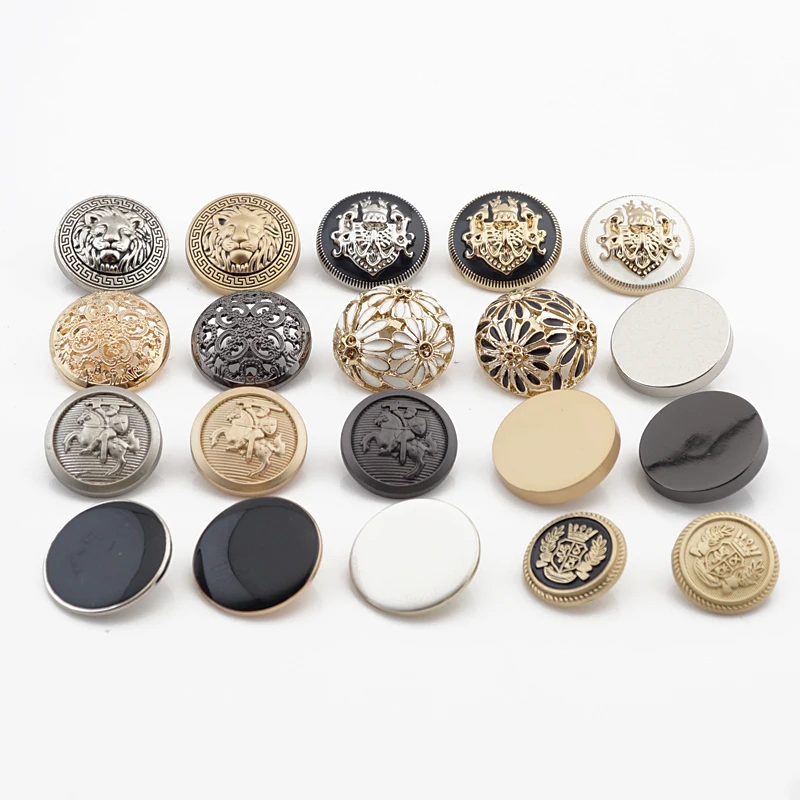Пуговицы для пальто круглая металлическая кашемировая Двусторонняя шерстяная