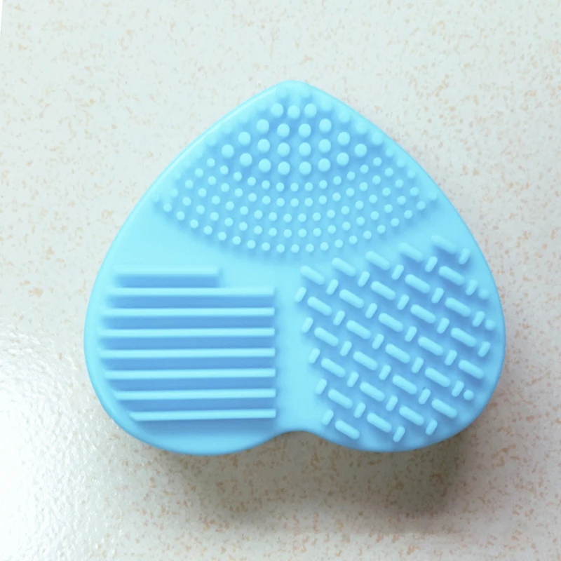 1 шт красочные сердца Форма чистке составляют щетки щетка для мытья Silica перчатки
