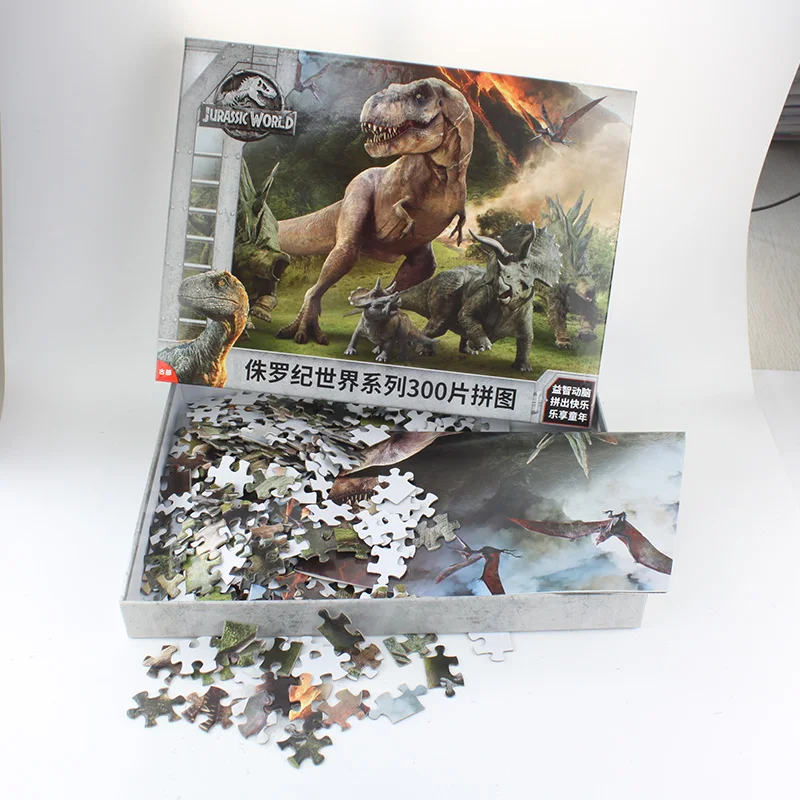 

Disney 300 paper boxes girl jigsaw puzzle children brain-stimulating Disney toys kindergarten early education tools