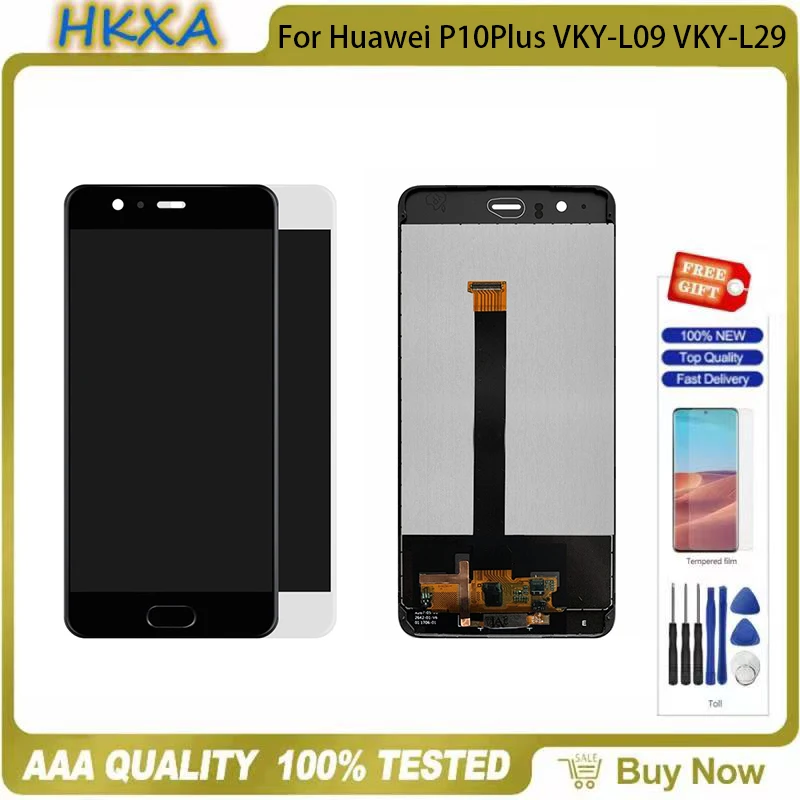 Test Display For Huawei P10 Plus LCD Touch Screen With Frame Digitizer Replacement P10Plus VKY-L09 VKY-L29 | Мобильные телефоны и