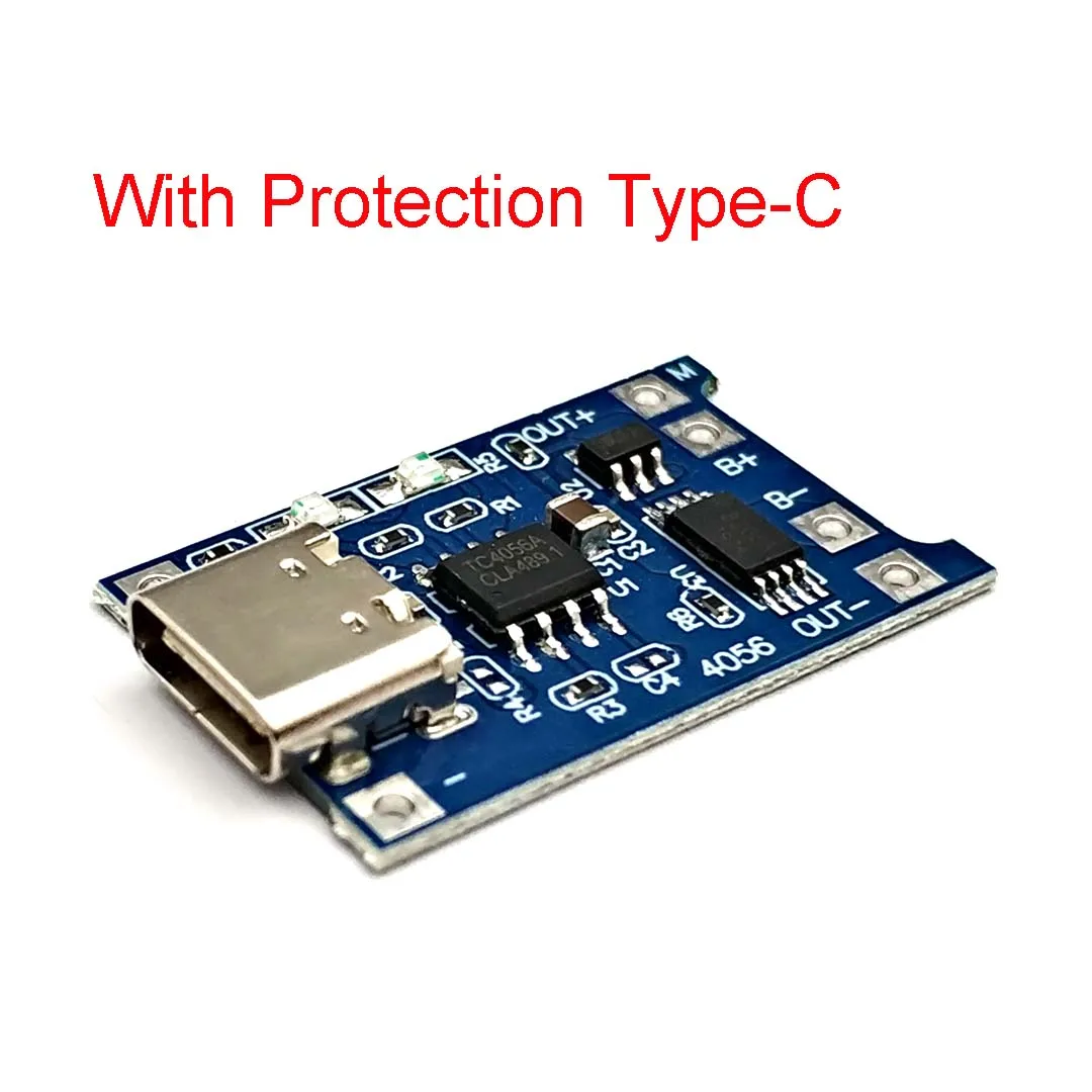 Тип C Micro Mini USB 5V 1A 18650 TP4056 Li Ion модуль зарядного устройства литиевой батареи
