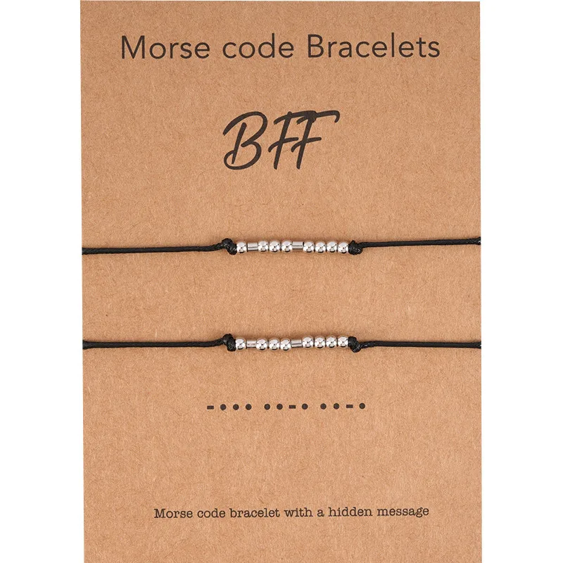 Взрывной браслет с паролем из нержавеющей стали бусины ручной работы плетеный