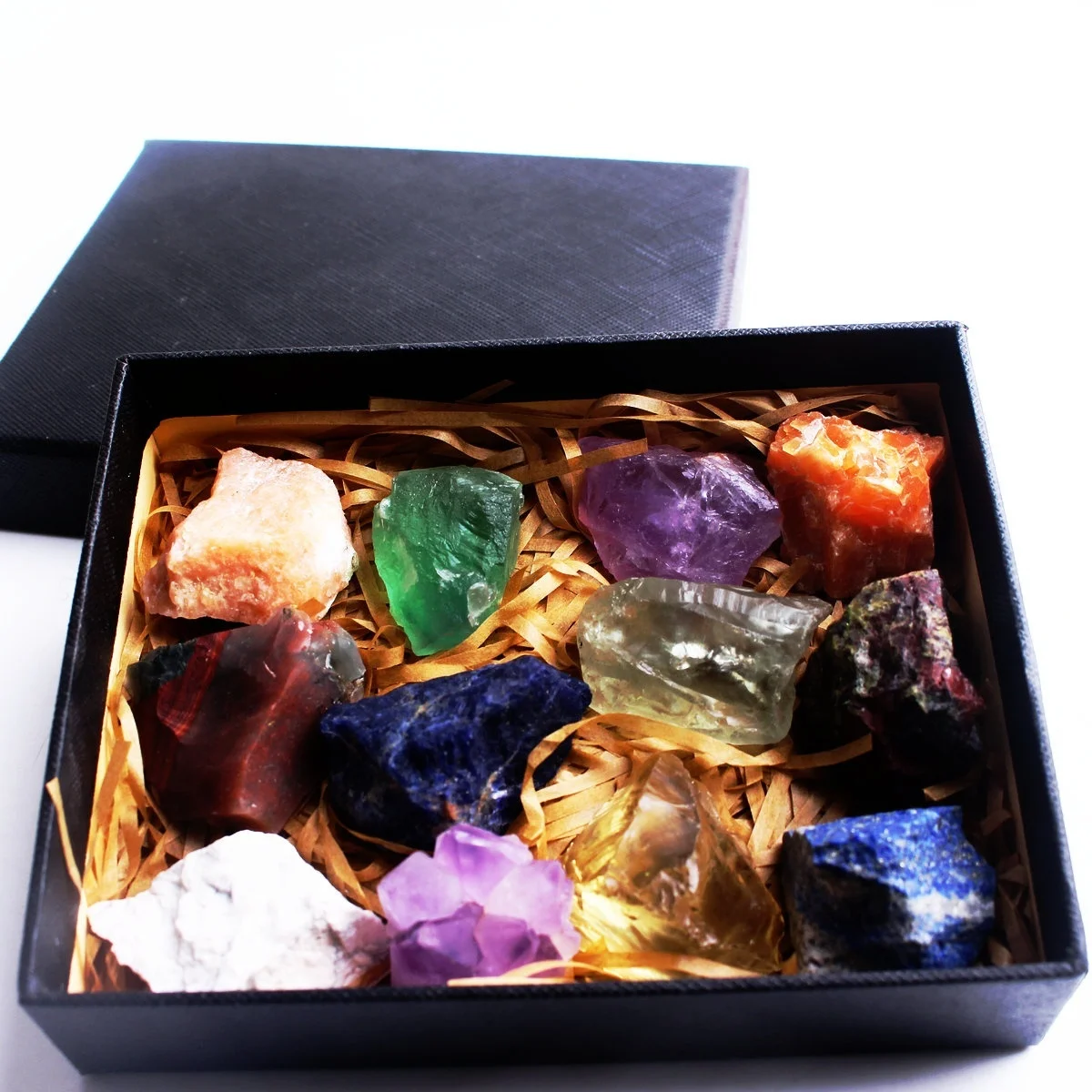 Необработанный аметист цитрин 7 чакр натуральный кристалл шероховатый