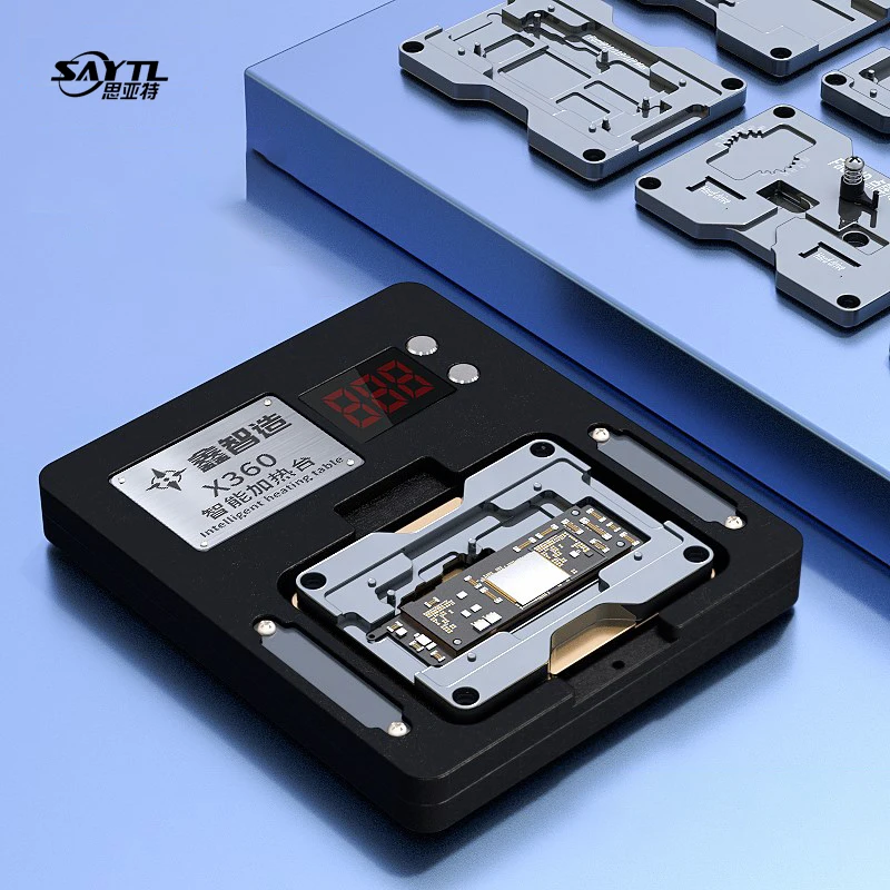 

Universal Motherboard Layered Desoldering Platform PCB Soldering for iPhone X/XS/XSMAX/11/11Pro Max/12/FACE ID Heating Station