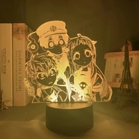anime toilet bound hanako kun figure model 3d lamp kun nene kou action figures led night light diy decoration anime lovers gifts