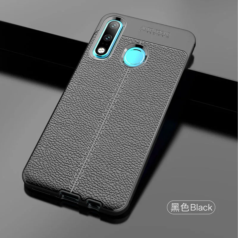 Матовый чехол для huawei P30 Lite, мягкий чехол для телефона huawei Honor 20 S, силиконовый бампер, чехол s MAR-LX1M MAR-LX1H MAR LX1M LX1H - Цвет: Black