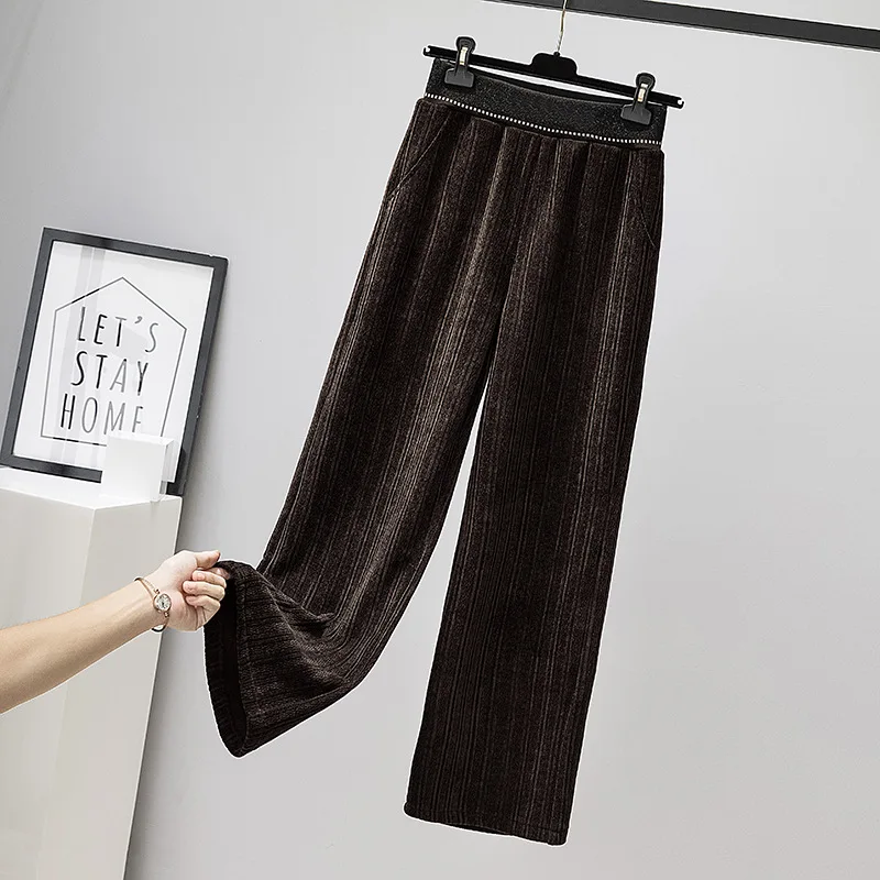 

2021 осенне-зимняя винтажная уличная одежда размера плюс CHE джоггеры Baggies с широкими штанинами брюки для женщин