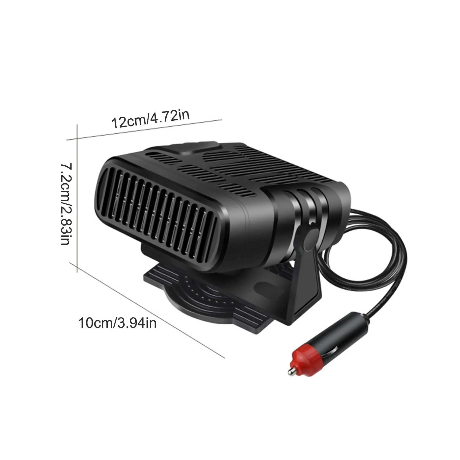 2 In 1 Car Heater 12V/24V Portable Powerful Car Heater 360 Degree Rotation Car Defroster For Car Auto Accessories images - 6