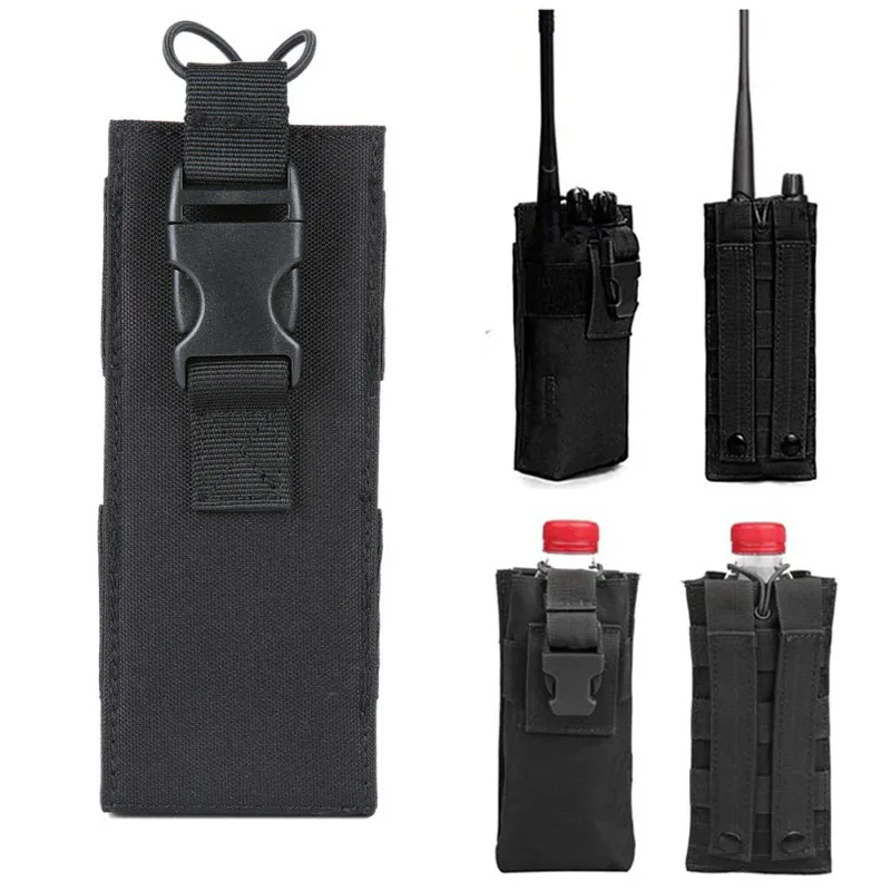 

Tactical Molle Radio Pouch Holder Two Way Walkie Talkie Wasit Belt Bag Holster Hunting Interphone Holster Magazine Pack Pocket