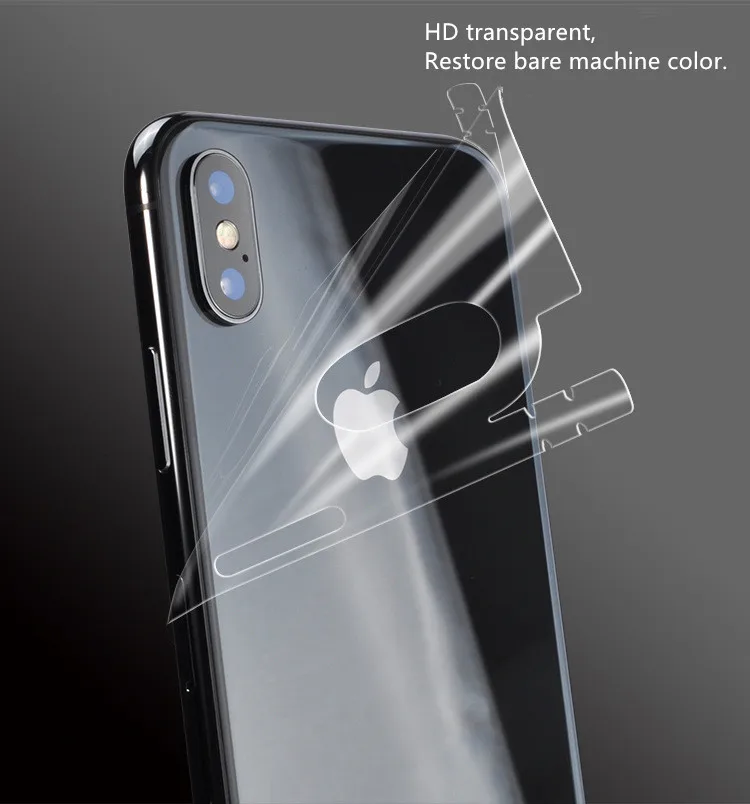Гидрогели прозрачный маслостойкий стикер для iPhone 11 6 6S 7 8Plus X Xr Xs Max наклейка на заднюю панель декоративная наклейка s протектор