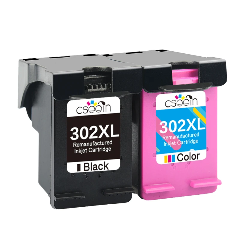 QSYRAINBOW 302XL 302 чернильный картридж Замена для HP XL принтера hp Officejet 4650|Чернильные