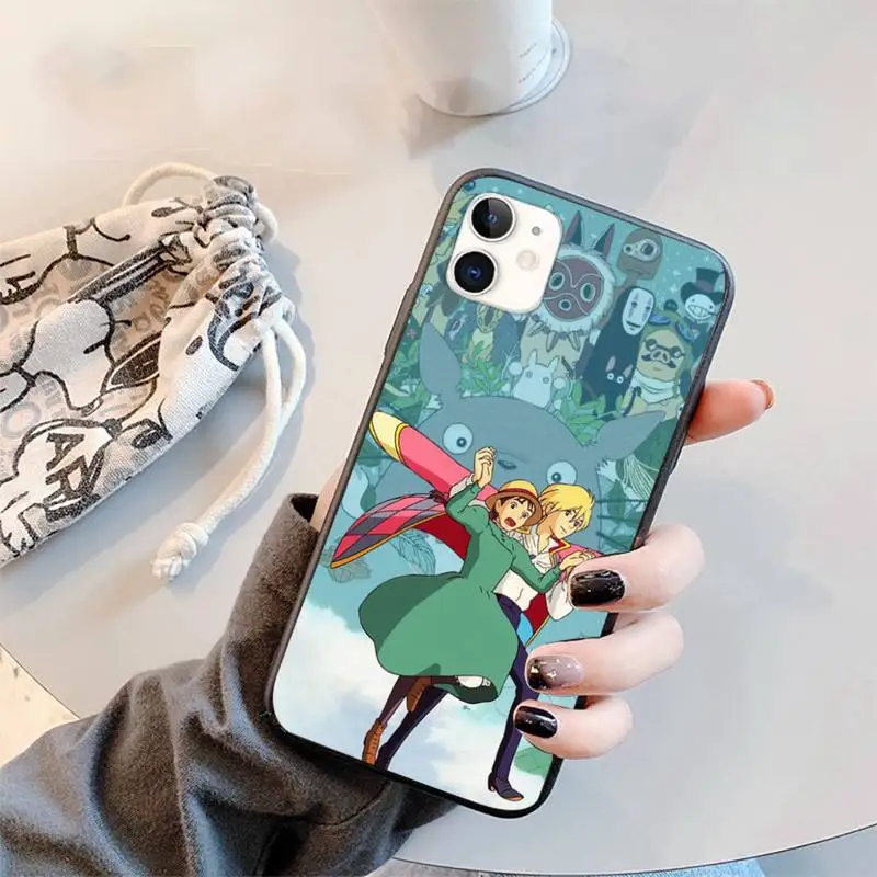 

Anime Howl's Howls Moving Castle Phone Case for iPhone 11 12 mini pro XS MAX 8 7 6 6S Plus X 5S SE 2020 XR