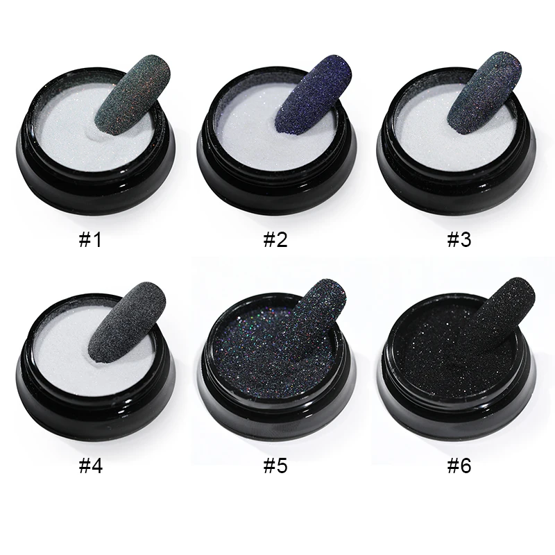 1 коробка блестящий порошок для ногтей сахарный эффект Starlight хром ультратонкий