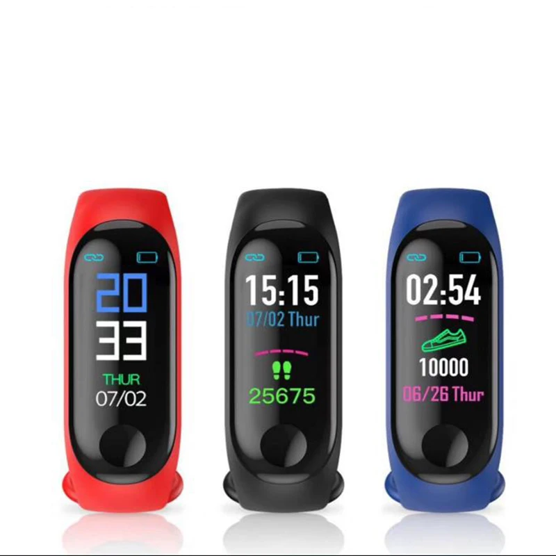 Фитнес браслет кровяное давление Открытый IPS экран монитор сердечного ритма