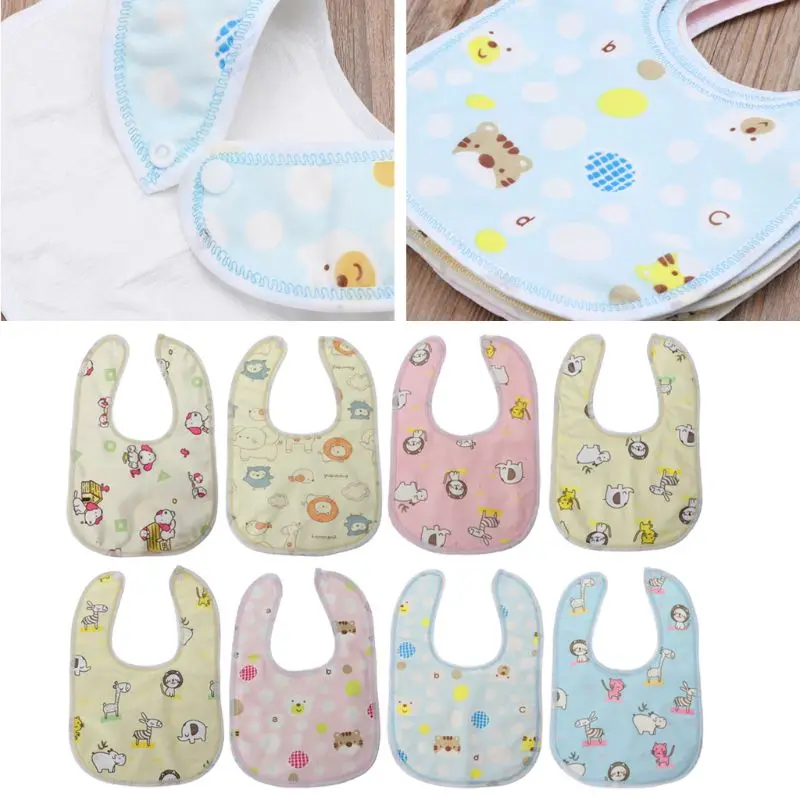

Random Style Baby Bib Velvet Waterproof Baby Care Feeding Printing Bibs Towel Multi Color GXMB