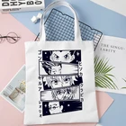 Японское аниме Hunter x Hunter, сумка-тоут с принтом, сумка для покупок в стиле Харадзюку, повседневные ранцы на плечо, Холщовая Сумка, женская сумка