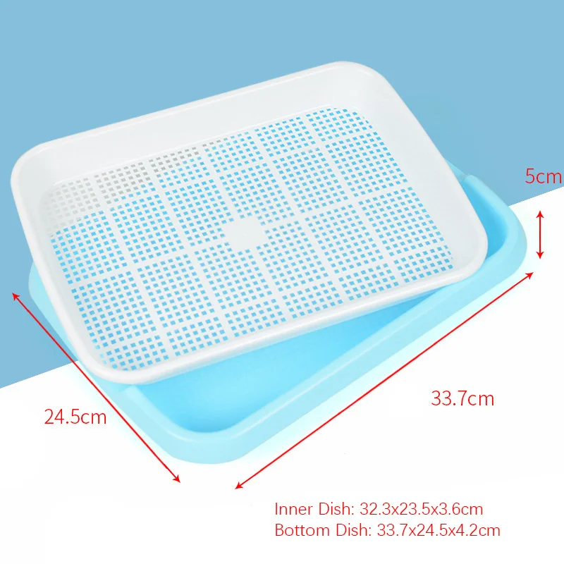 Double-Layer Hydroponics Seed Germination Tray Sprouter Nursery Grow Pots Vegetable Seedling Pot | Дом и сад