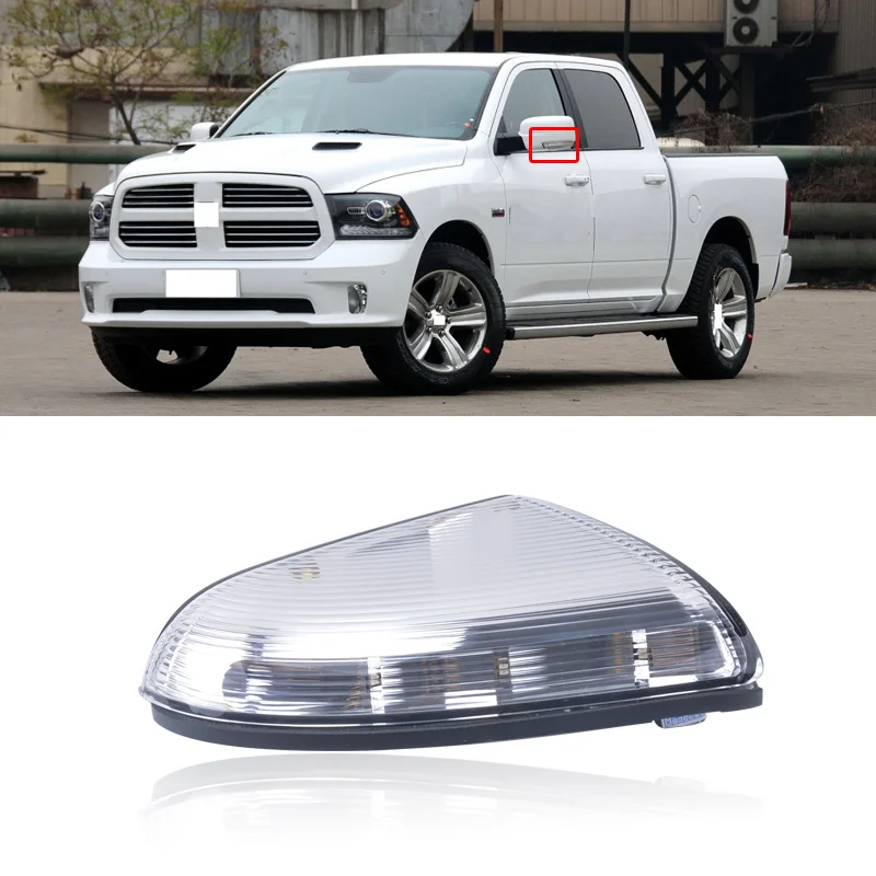 CAPQX для Dodge Ram 1500 2500 2009 2014 боковой Зеркало заднего вида светодиодный поворота