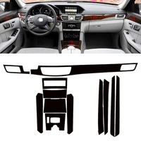 5dcarbon fiber car interior center console sticker for mercedes benz e class e200 e260 e300 2014 2015 car stickers