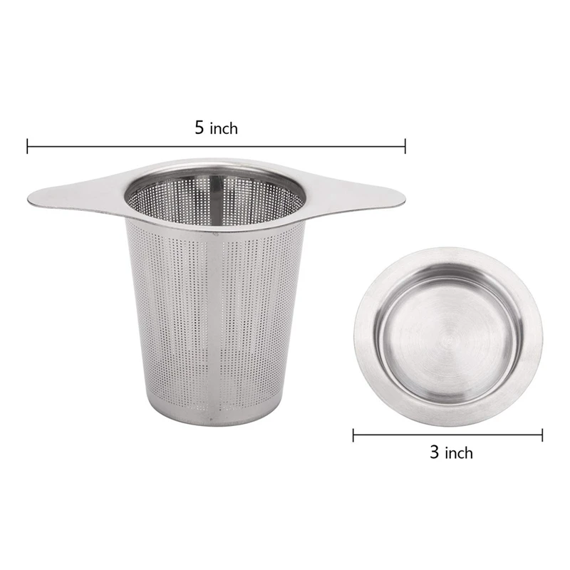 Фильтр из сверхтонкой сетки с двойными ручками большой емкости крышкой для