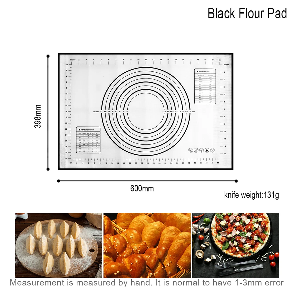 Регулируемый Скалка из нержавеющей стали Рождественский коврик для теста