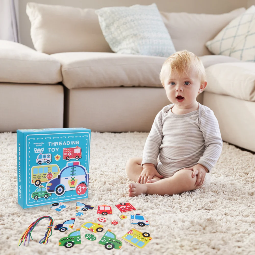 

1 Set Learning Board Early Educational Learning Baby Dressing for Kids