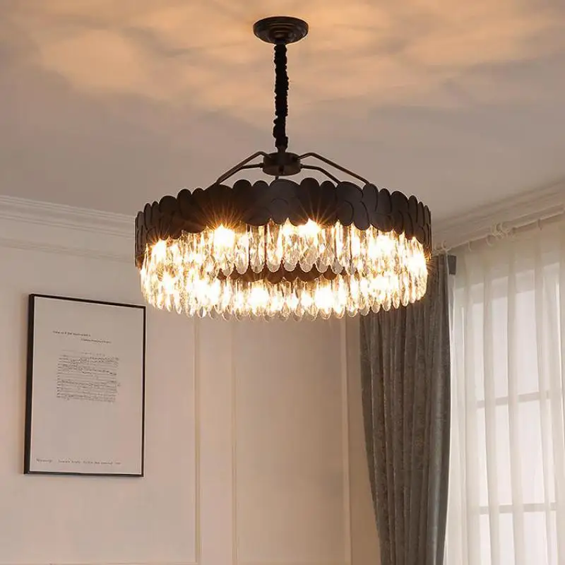 Свадебные украшения прямоугольная хрустальная люстра Светодиодные хрустальные